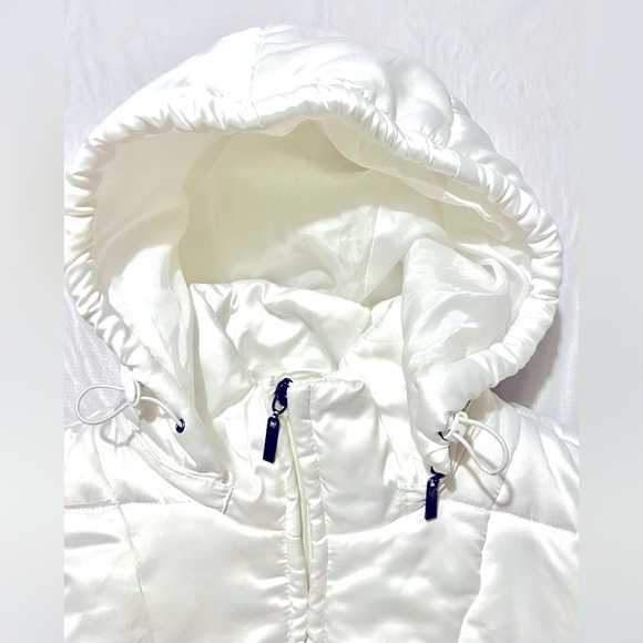 Style & Co Women's Hooded Puffer Jacket Removable Hood Zipper Pockets Size L - Picture 12 of 13